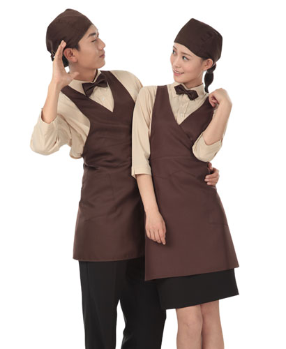 SAP-950 갈색 조끼형 앞치마