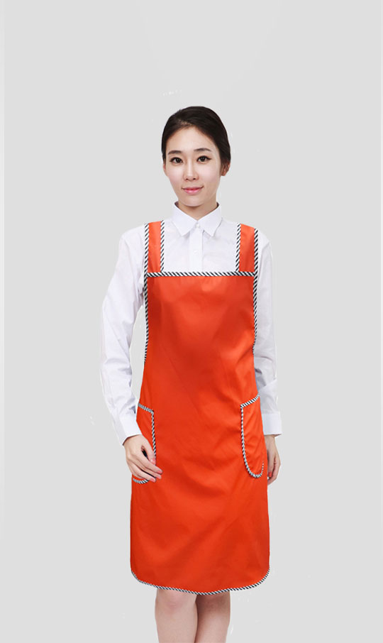 SAP-97 H형 감귤색 방수앞치마