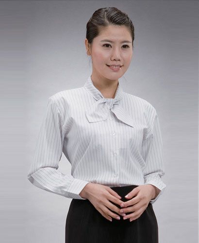 SB-104 긴팔 연한검정줄지 리본