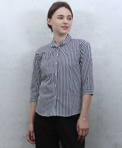 SB-116 곤색줄지끈리본 칠부