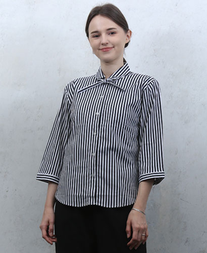 SB-117 검정줄지끈리본 칠부