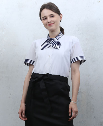 SB-135 백색곤리본소매