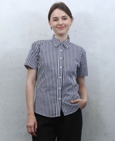 SB-138 곤색줄지 리본탈부착형 긴팔/반팔