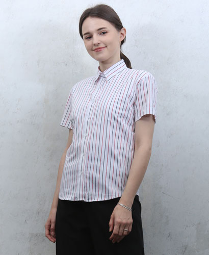 SB-139 긴팔/반팔 색동줄지 리본부착형