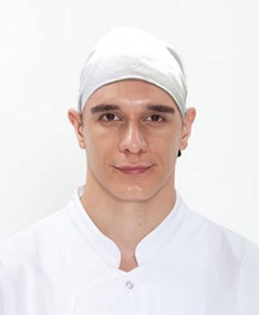 SC-450-1 백색 베이직 삼각형 면두건