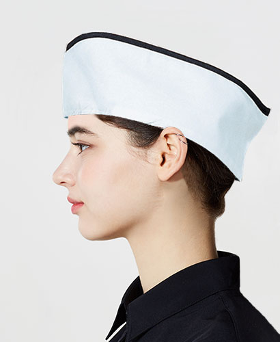 SC-59 백색 검띠 위망사모자