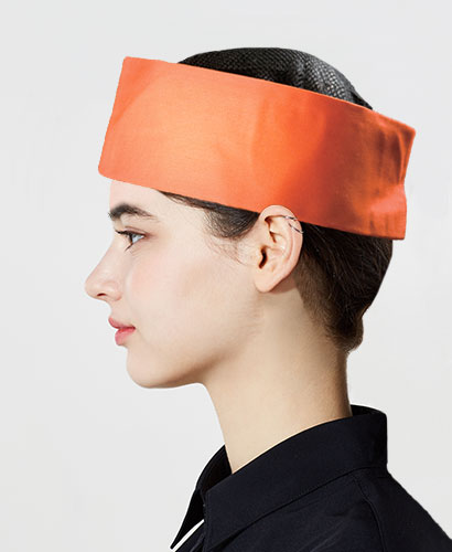 SC-5 오렌지 위망사모자