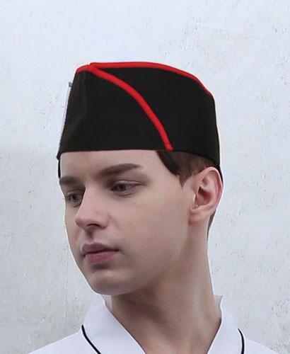 SC-940 검정 적띠 위망사모 ㅡ(남녀공용)