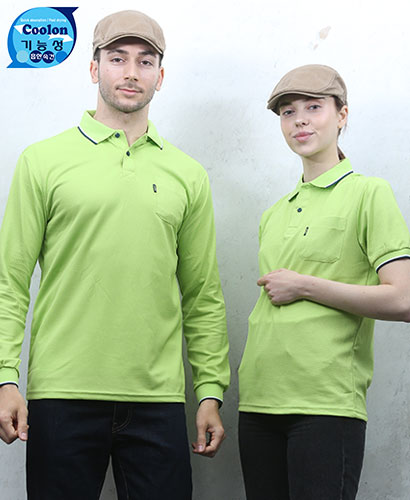 ▶DT-126 쿨론 프레시 단체복 연두◀