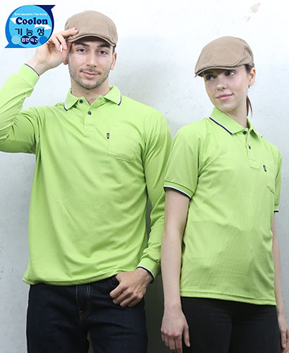 ▶DT-126 쿨론 프레시 단체복 연두◀