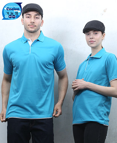 DT-162 소라 쿨론 이중 카라 반팔 티ㅡㅡ(주머니 없음)