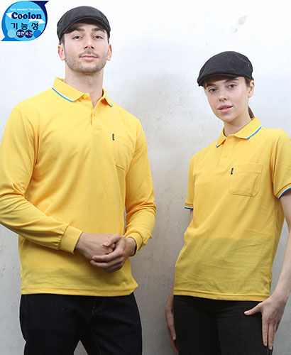 ▶ST-11 노랑 기능성 단체복◀ㅡㅡㅡ(주머니있음)