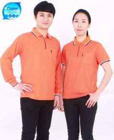 ▶ST-2 25 긴팔/반팔 기능성 프레시 지퍼 ◀ㅡㅡ오렌지