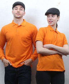 ST-52 오렌지 폴로티셔츠 ◀ㅡㅡㅡㅡ(주머니있음)