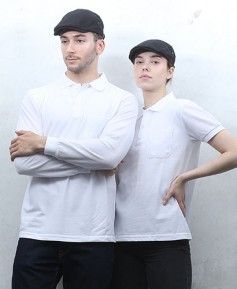 ST-52 백색 폴로티셔츠 ◀ㅡㅡㅡㅡㅡ(주머니있음)