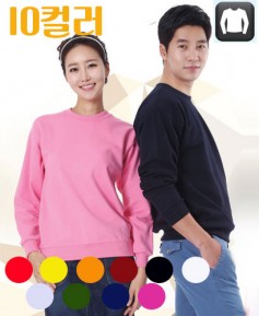 ▶ST3-96 동절기 맨투맨 특양면 ◀ㅡㅡㅡ(10가지 컬러)