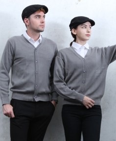 SG-90 회색 무지 가디건 (남성/여성)