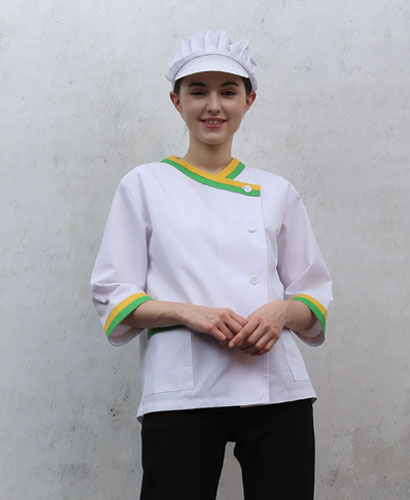 SHA-46 칠부 노랑연두  이중라운드ㅡㅡ 30수