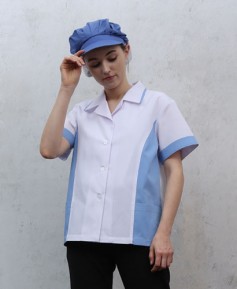 SHA-73 하늘 옆배색 반팔