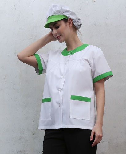 SHA-82 연두 라운드 반팔