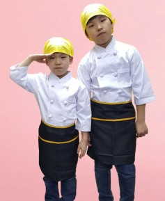 SK-25  노랑두건과 검정노랑띠 허리앞치마