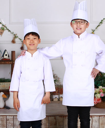 SK-3 백색어린이조리복 상의ㅡㅡㅡㅡ (어린이조리복)