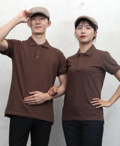 ST2-1006 반팔 커피 고급 폴로티ㅡ--(반팔모델 주머니없음)
