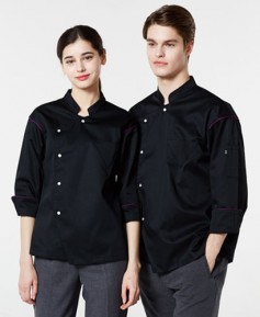 SKO-103 검정 스넵단추 조리복