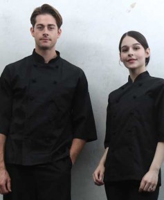 SKO-161-2  검정 칠부쿡복ㅡㅡ (32수 면혼방)