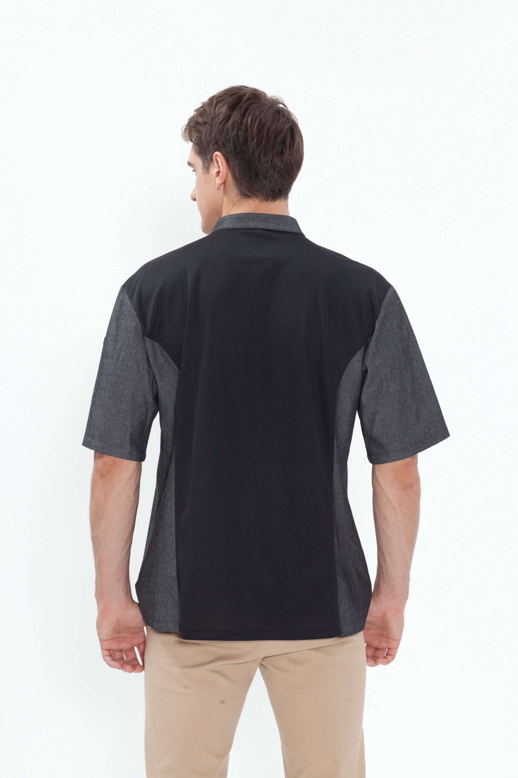 SKO-140 반팔 회색데님