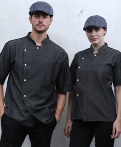 SKO-140 반팔 회색데님