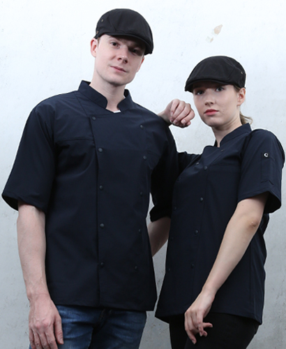 SKO-210-2 반팔 네이비 매트 스넵버튼ㅡㅡㅡ ★생활방수 (기능성원단)