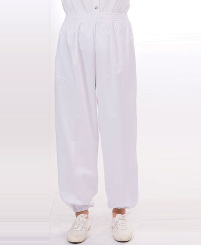 SP-13 20수 백색 상하고무줄 바지ㅡㅡ(남여공용) 외주머니