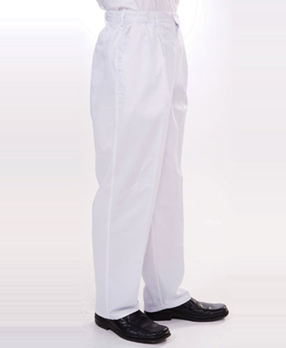 SP-2 남성 백색 허리밴드형 바지