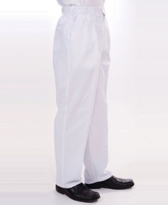 SP-2 남성 백색 허리밴드형 바지