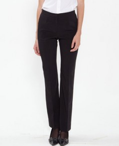 SP-201 검정 여성 폴리스판 바지