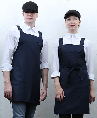 Q-2 네이비 앞치마