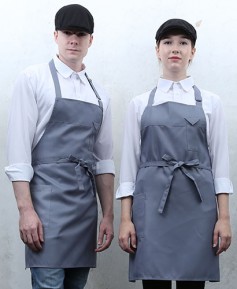 SAP-951 그레이 삼각포켓 목걸이 앞치마