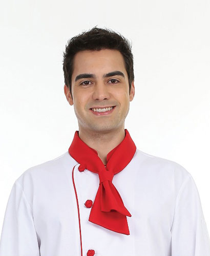 SS-112 고리형 적색 목스카프