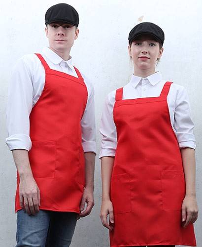 SSA-526 적색 기본앞치마