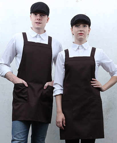 SSA-528 갈색 기본앞치마