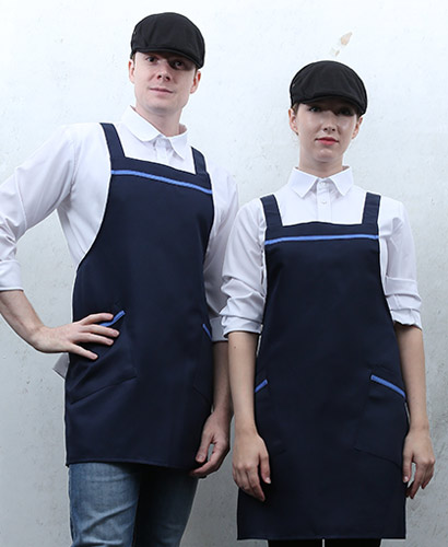 SSA-546 곤색 소라띠 앞치마