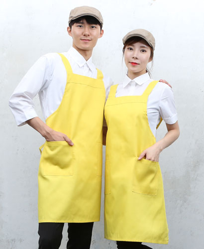SAP-189 옐로우 H형 앞치마ㅡㅡㅡㅡ(넉넉한사이즈)