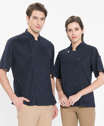 KO-154  네이비 반팔 올 기능성쿡복