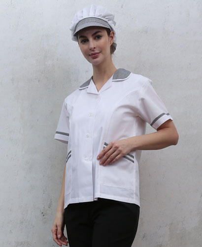 SHA-94 체크카라 반팔 ((검정체크))