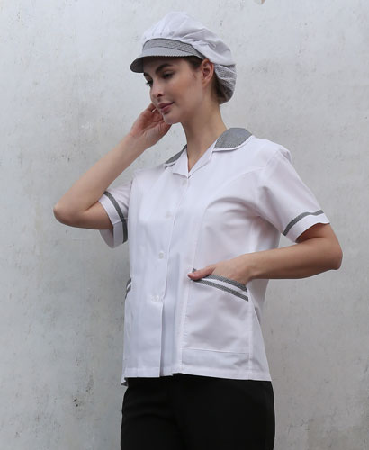 SHA-94 체크카라 반팔 ((검정체크))