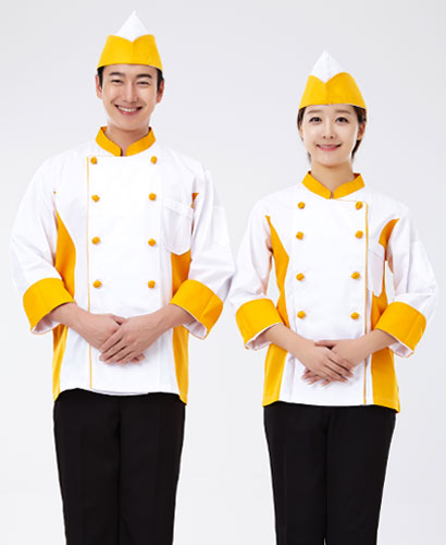 SCO-002 노랑매듭단추 쿡복