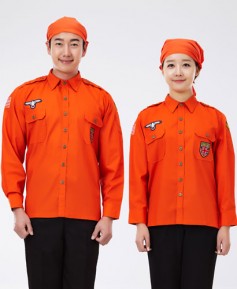 SWS-18 오렌지 견장웨스턴복