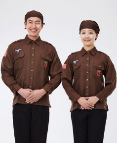 SWS-19 갈색 견장웨스턴복