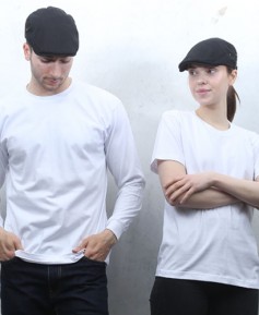 ▶T3-72 긴팔/반팔 무지 면 라운드티 ㅡㅡㅡ(백색)